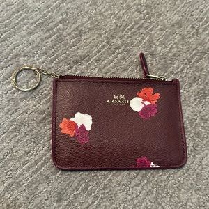 coach key card case